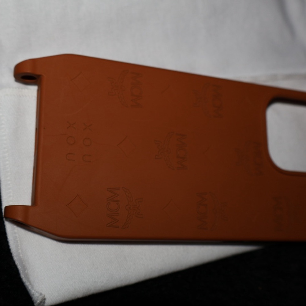 MCM Tan Logo Phone Case